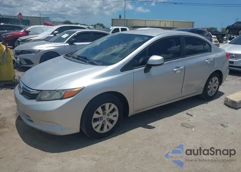 2012 Honda Civic Lx from USA, damaged, VIN 19XFB2F57CE017652